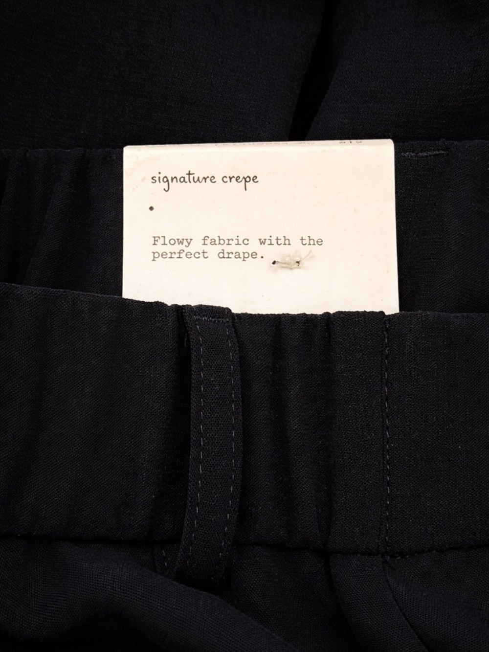 A New Day Essential Trouser Black High Rise Straight Leg Pants 6R - Picture 4 of 4